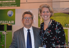 Olivier-Henri Dambiel (Filclair) and Jorien Schouten-Plak (Besseling & All Techniek)